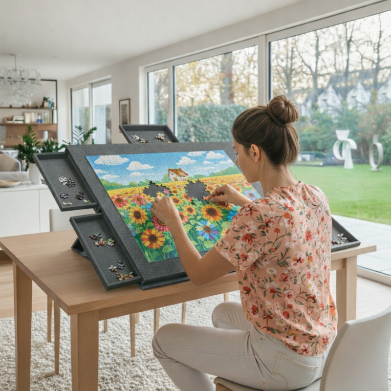 PuzzleBuddy™ – No More Packing Up Mid Puzzle (1000 pieces)